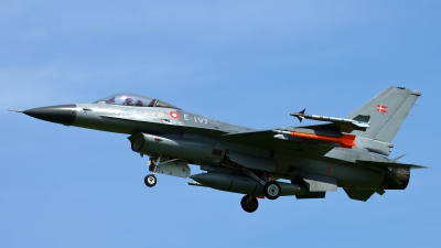 Photo ID 114588 by Thomas Ziegler - Aviation-Media. Denmark Air Force General Dynamics F 16AM Fighting Falcon, E 197