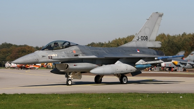 Photo ID 167279 by Jan Eenling. Netherlands Air Force General Dynamics F 16AM Fighting Falcon, J 008