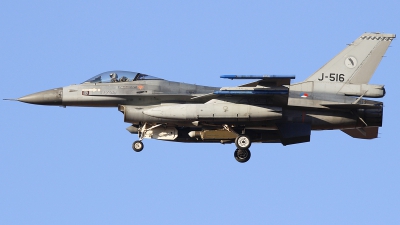 Photo ID 206104 by Ruben Galindo. Netherlands Air Force General Dynamics F 16AM Fighting Falcon, J 516