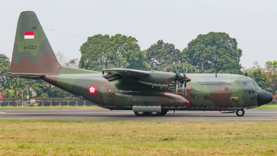 Photo ID 277776 by Fadhil Ramadhan. Indonesia Air Force Lockheed C 130H Hercules L 382, A 1323
