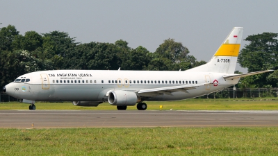 Photo ID 283180 by Fadhil Ramadhan. Indonesia Air Force Boeing 737 4Y0, A 7308