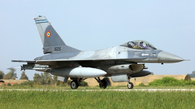 Photo ID 283544 by Carl Brent. Romania Air Force General Dynamics F 16AM Fighting Falcon, 1605