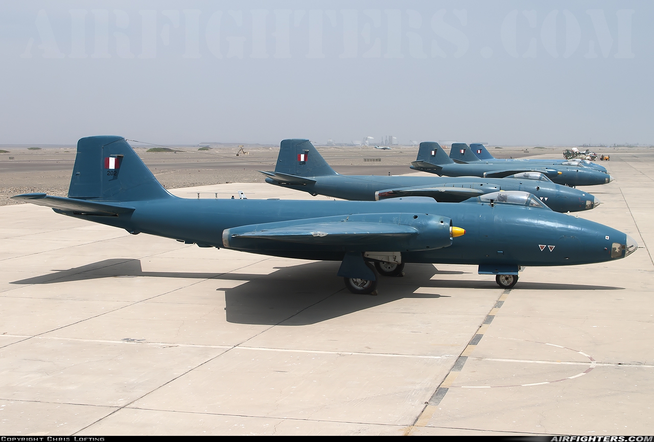 Photo ID 114785 by Chris Lofting. Peru Air Force English Electric Canberra B I 12, 202