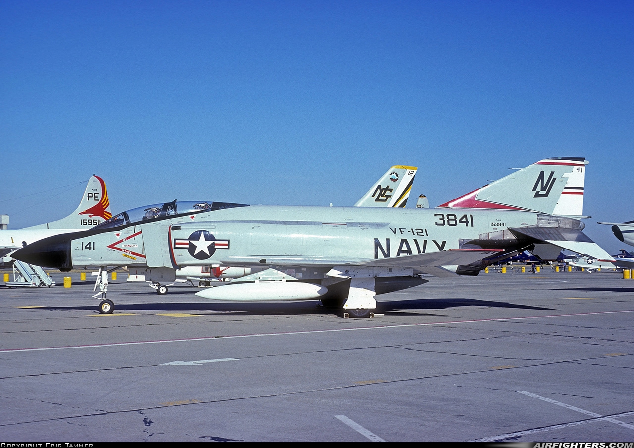 Photo ID 171873 by Eric Tammer. USA Navy McDonnell Douglas F 4J Phantom II, 153841