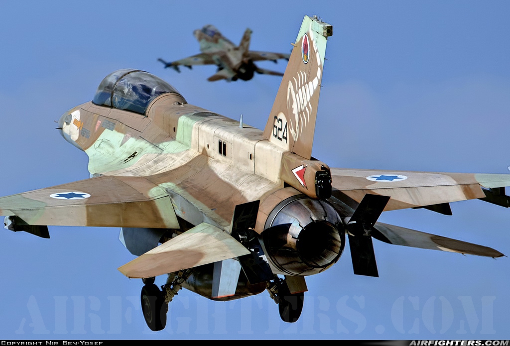 Photo ID 44444 by Nir Ben-Yosef. Israel Air Force General Dynamics F 16D Fighting Falcon, 624
