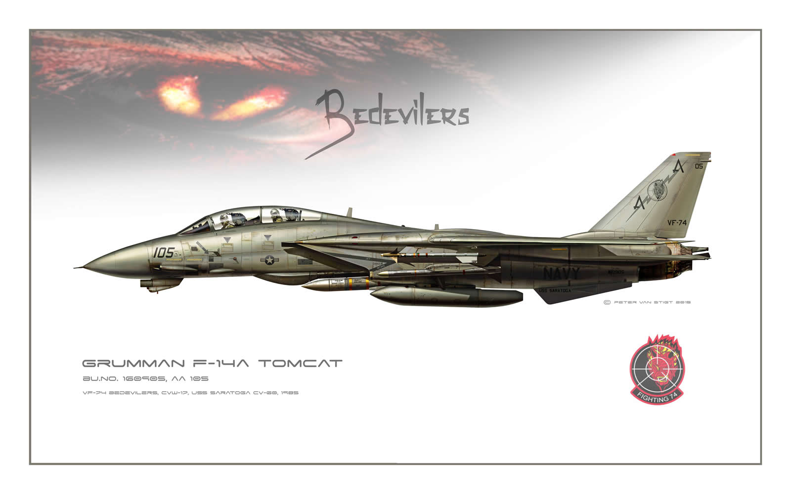 VF-74 Bedevilers F-14 Tomcat Profile