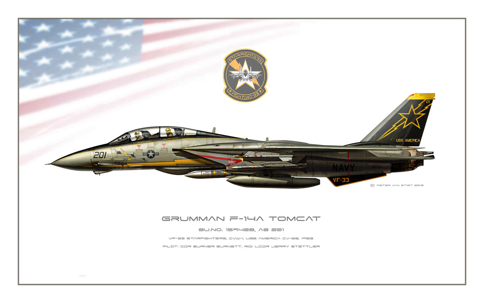VF-33 F-14 Tomcat Profile
