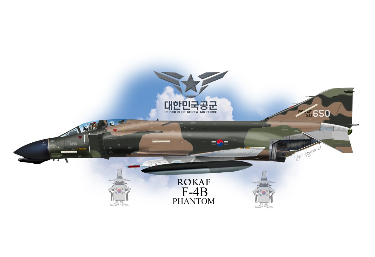 Royal Korean Air Force F-4B Phantom II Profile