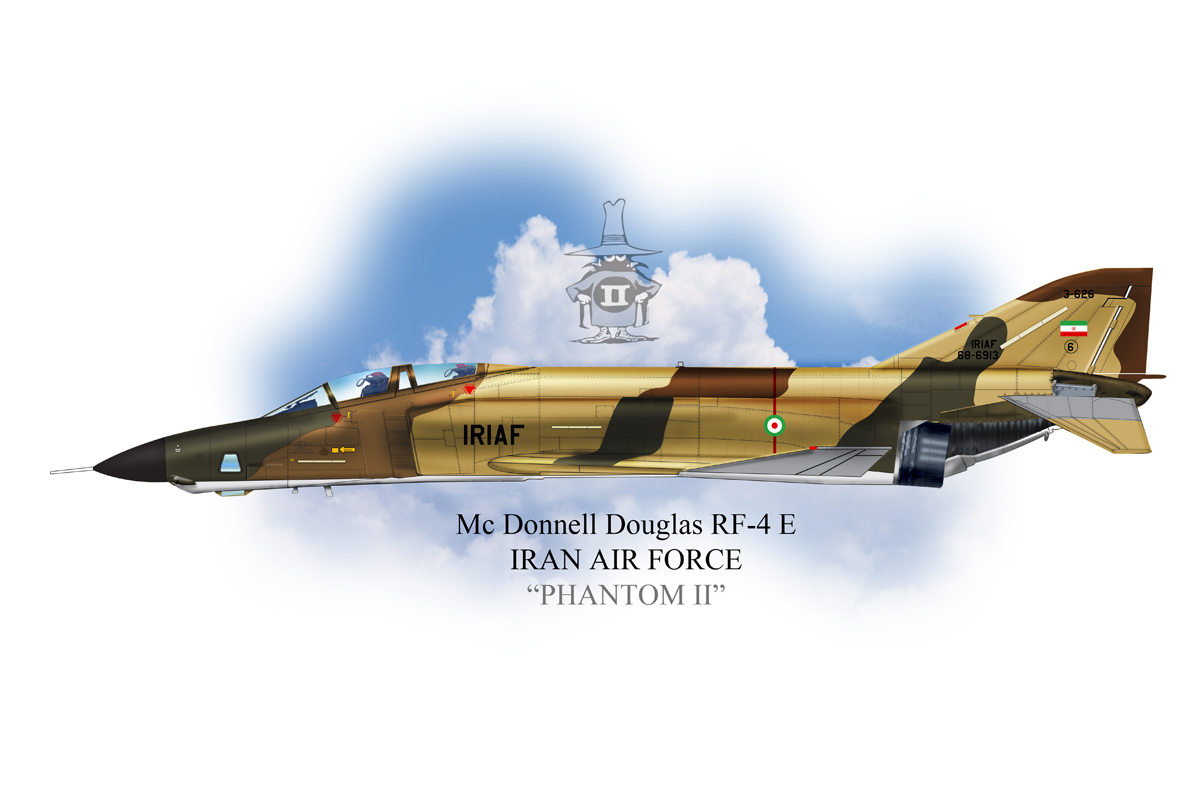 Iranian Air Force RF-4E Phantom II Profile