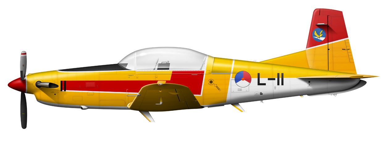 profile of a Pilatus PC-7 L-11