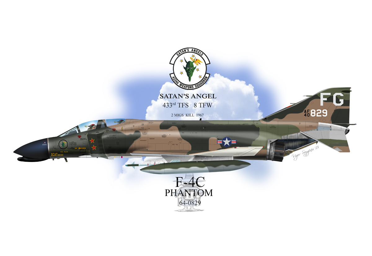 USAF F-4C Phantom II Profile