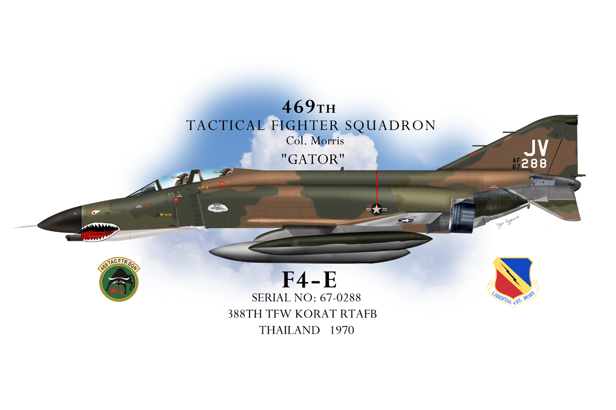USAF F-4E Phantom II Profile