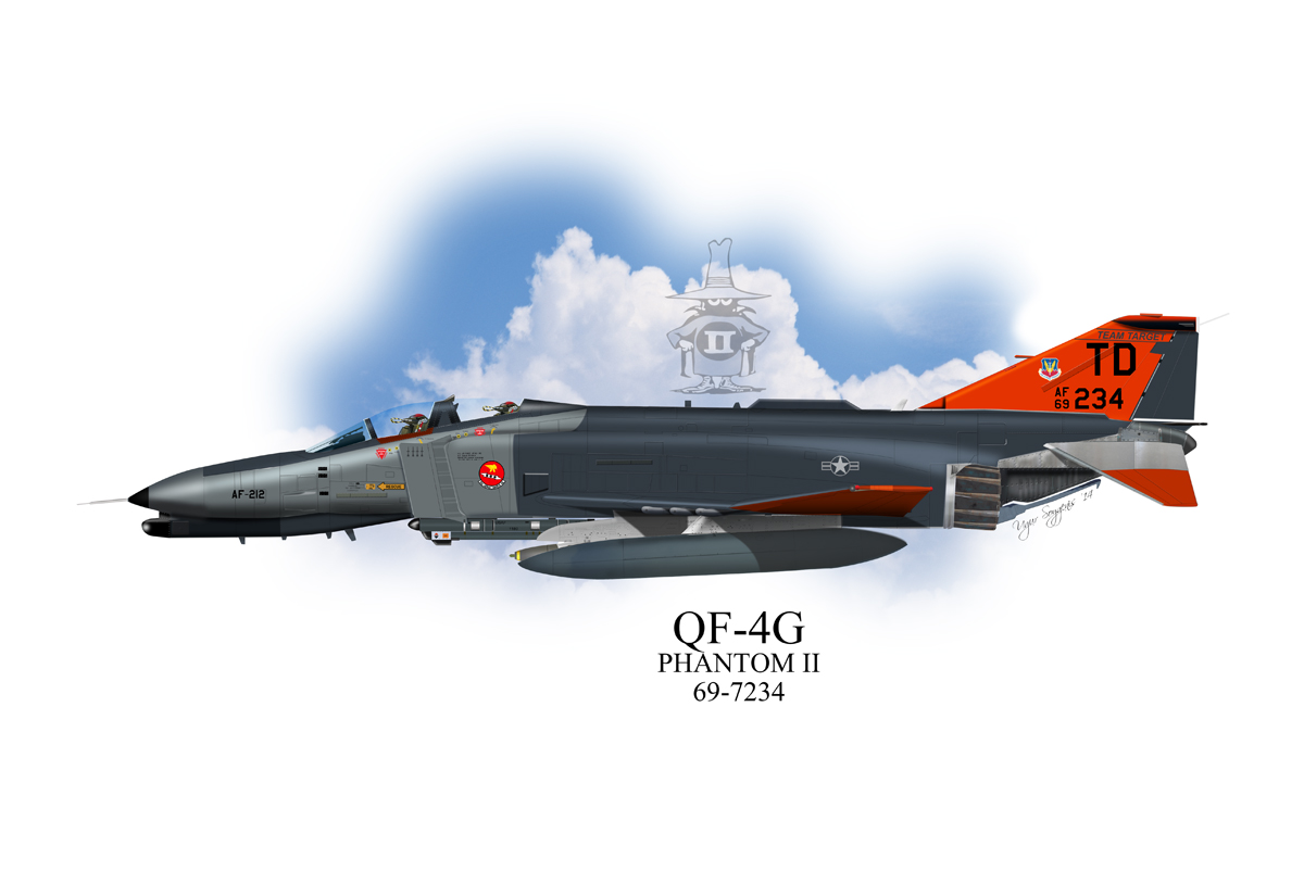 USAF QF-4G Phantom II Profile