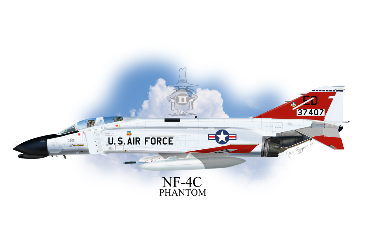 USAF NF-4C Phantom II Profile