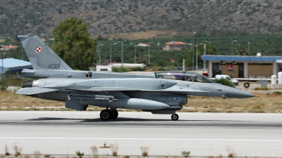 Photo ID 132864 by Kostas D. Pantios. Poland Air Force General Dynamics F 16D Fighting Falcon, 4081