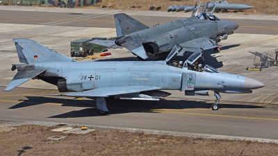 Photo ID 57046 by Mick Balter - mbaviation-images. Germany Air Force McDonnell Douglas F 4F Phantom II, 38 01